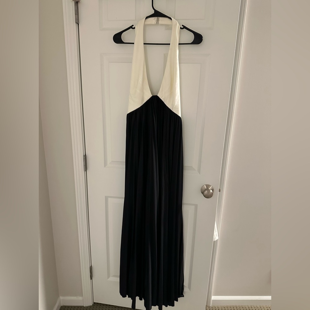 ASOS Black and Cream Maxi Dress